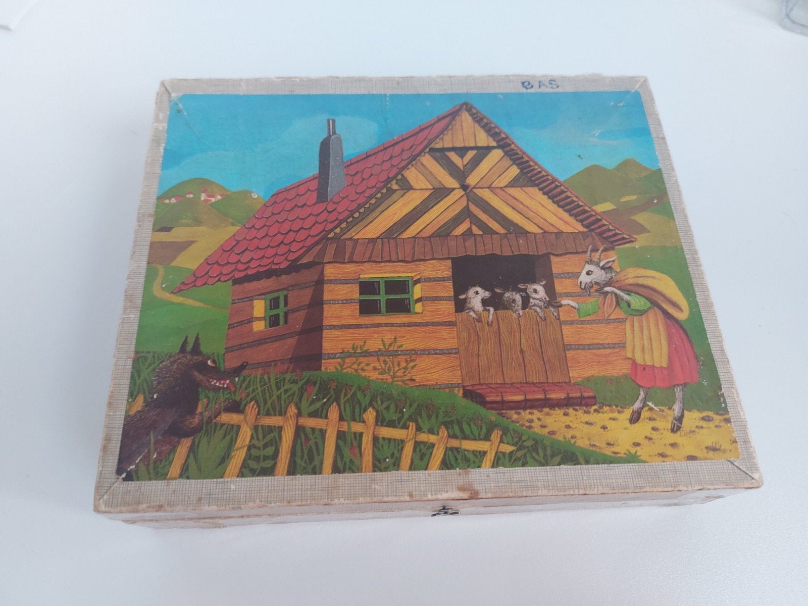 Blokken puzzel, Ophalen of Verzenden, 10 tot 50 stukjes, Gebruikt, 6 jaar of ouder