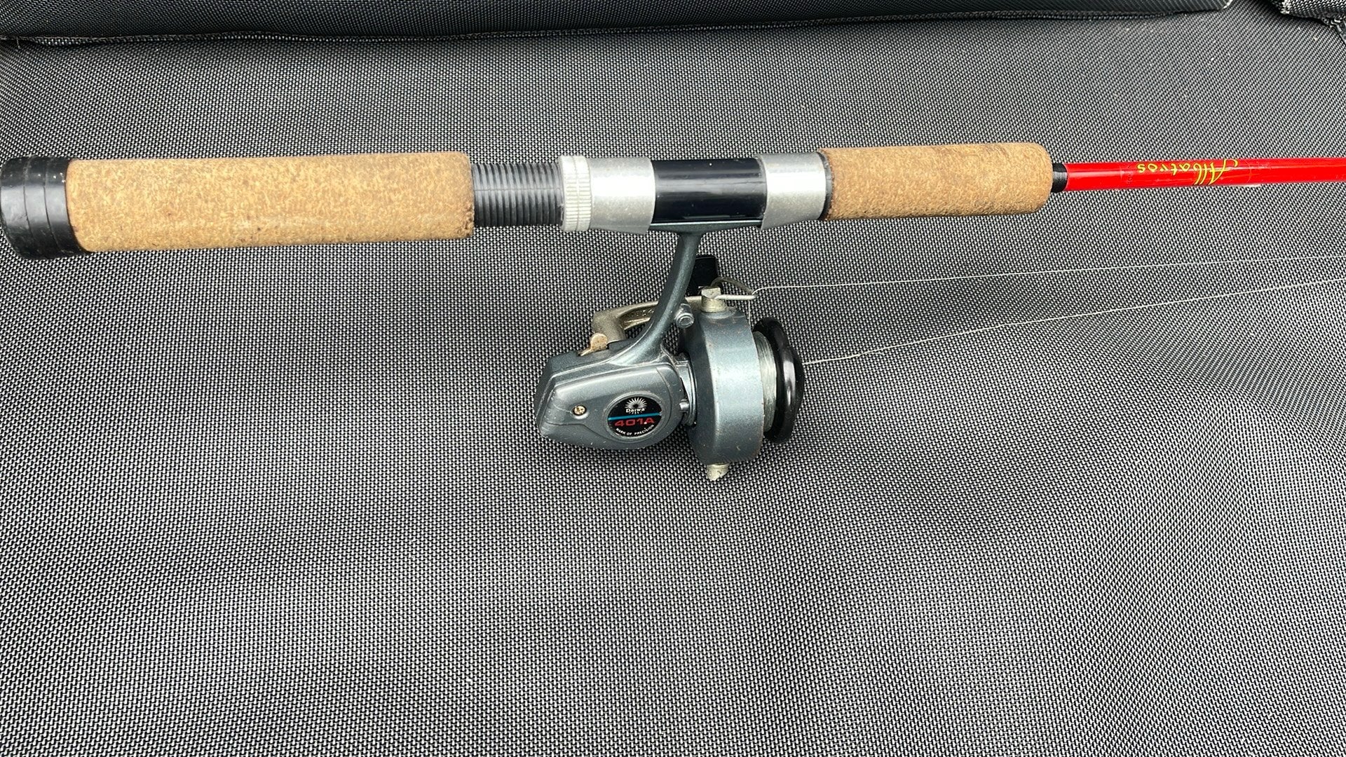 Albatros volglas 1,65mtr tweedelige werphengel Daiwa 401A, Ophalen, Gebruikt, Werphengel