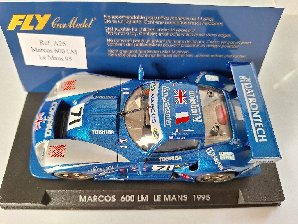 Fly Marcos 600 Le Mans 1995 Datrontech A26, Overige merken, Racebaan, Fly, Nieuw