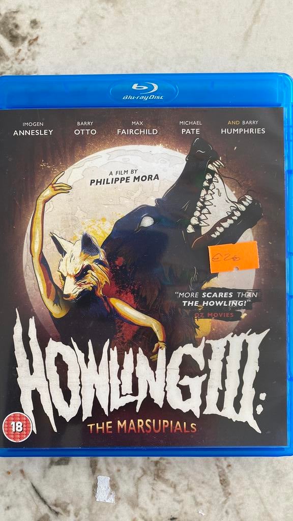 Howling 3 blu ray horror, Ophalen of Verzenden, Zo goed als nieuw, Horror