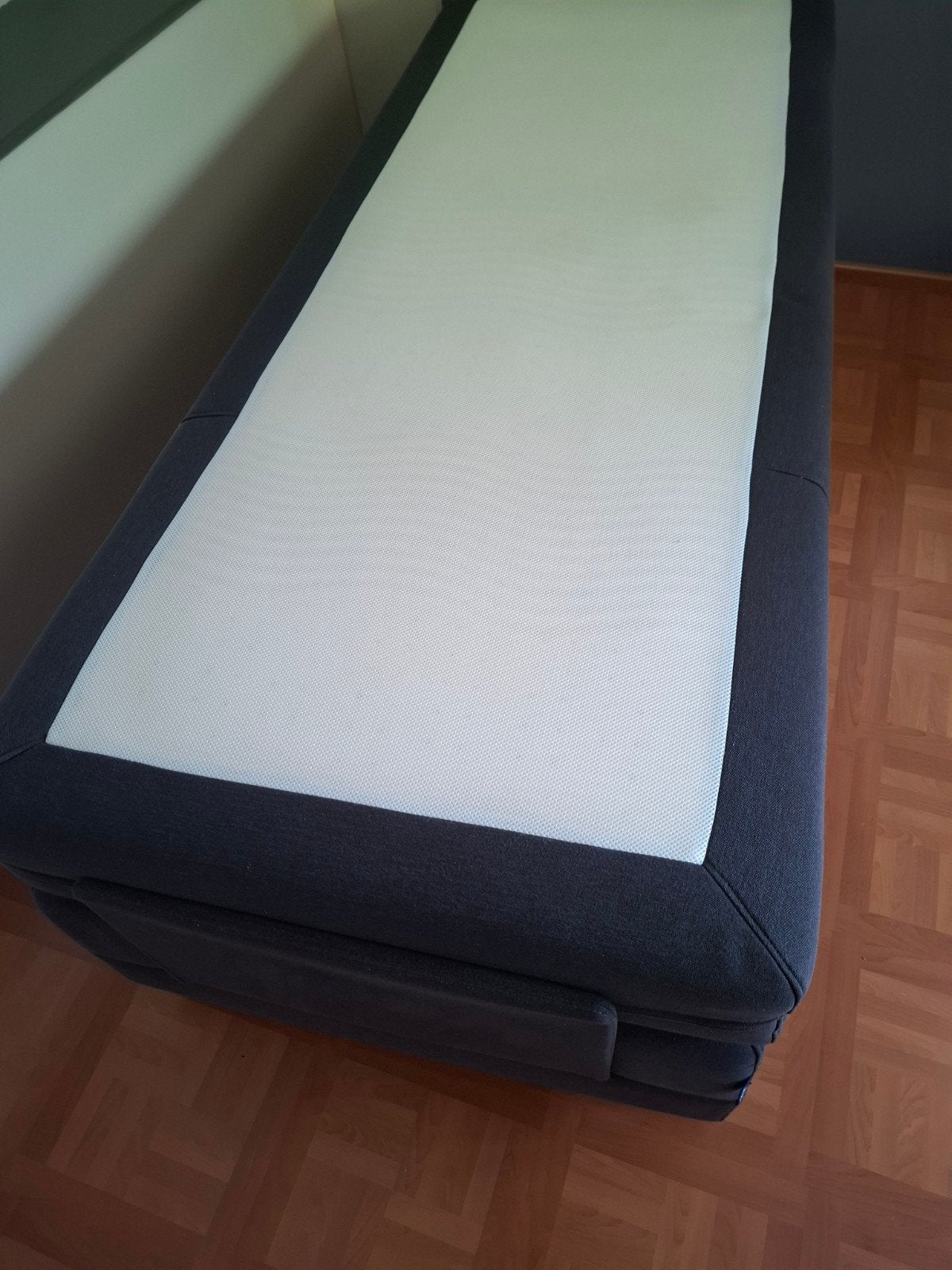 Net 1  persoons Karlsson boxspring bed, Ophalen, 90 cm, Eenpersoons, Zo goed als nieuw