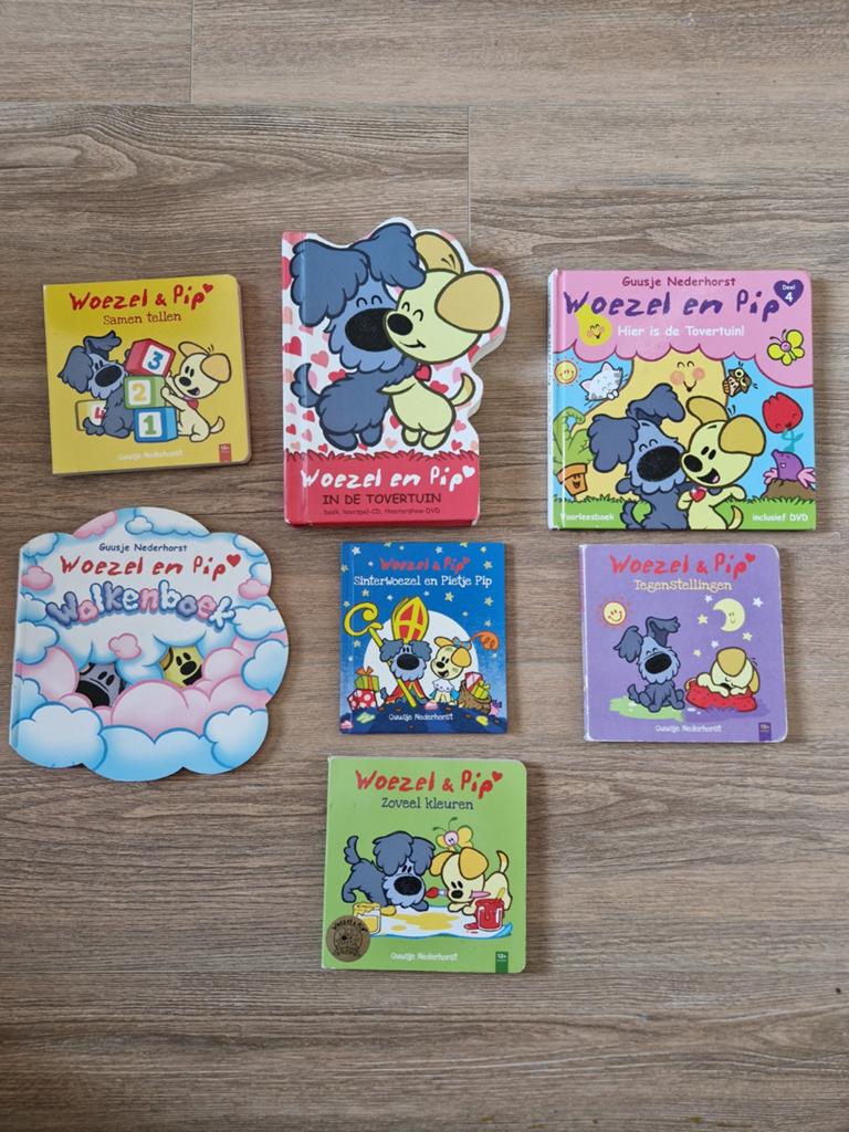 Woezel en Pip Boekenpakket (7 stuks) - Jonge Kinderen, Ophalen of Verzenden, Gelezen, Guusje Nederhorst, 1 tot 2 jaar