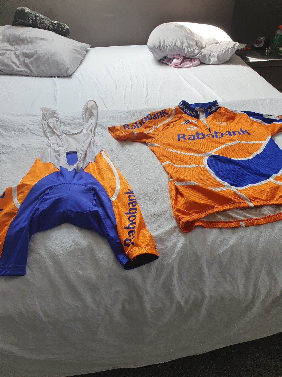 Rabo racefiets tenue - Zo goed als nieuw, Heren, Overige maten, Ophalen of Verzenden, Zo goed als nieuw