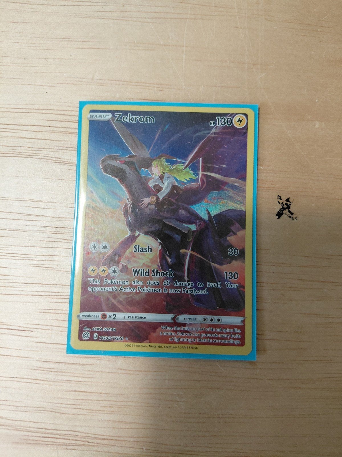pokemon kaart zekrom, Ophalen of Verzenden, Zo goed als nieuw, Losse kaart, Foil