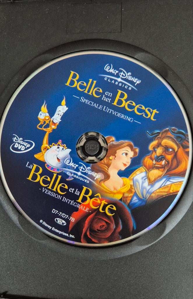 Beauty and the beast dvd, Alle leeftijden, Ophalen of Verzenden, Zo goed als nieuw, Amerikaans