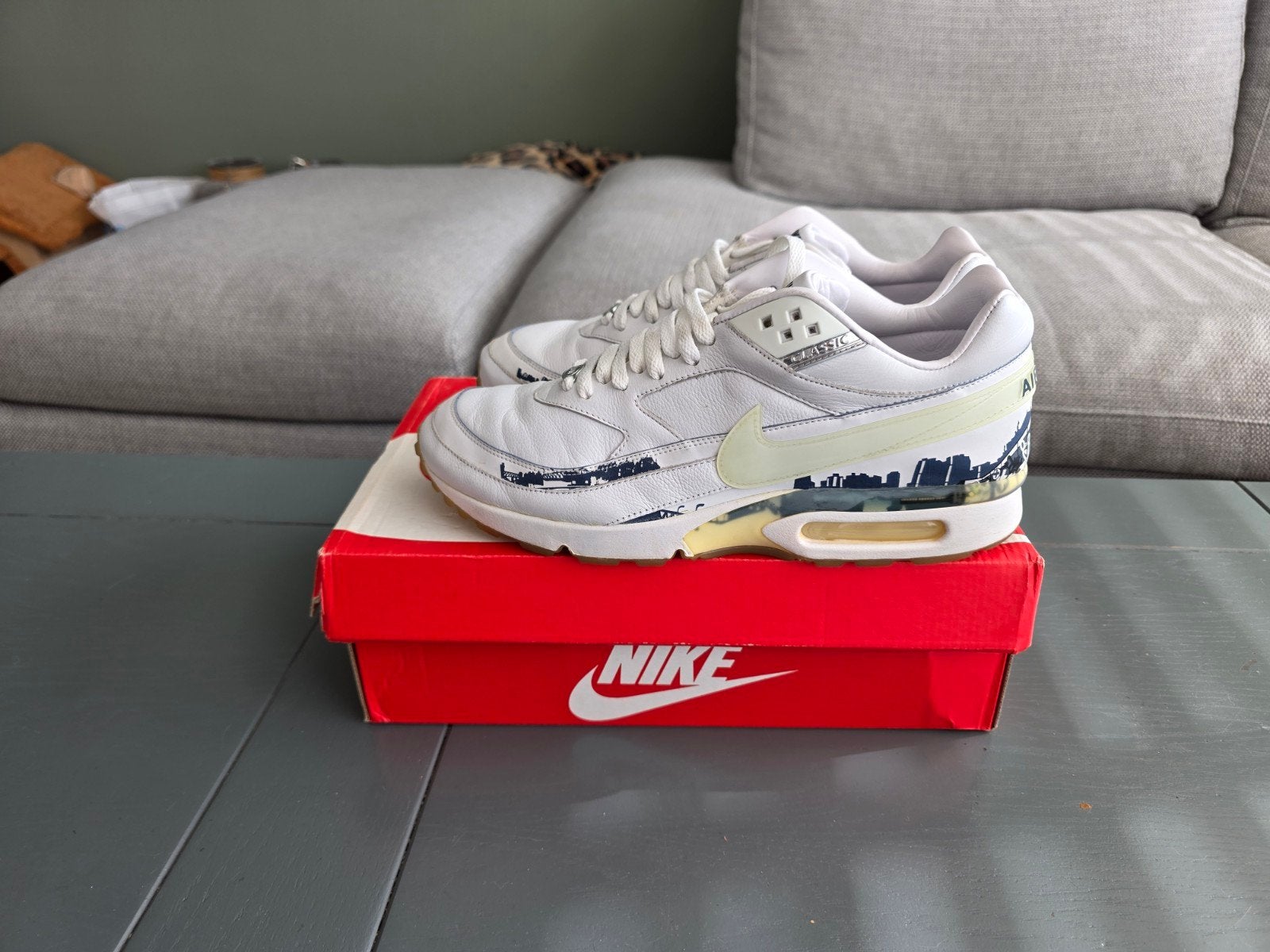 Nike air max classic bw metro paris system maat 44 grail, Ophalen of Verzenden, Zo goed als nieuw, Schoenen