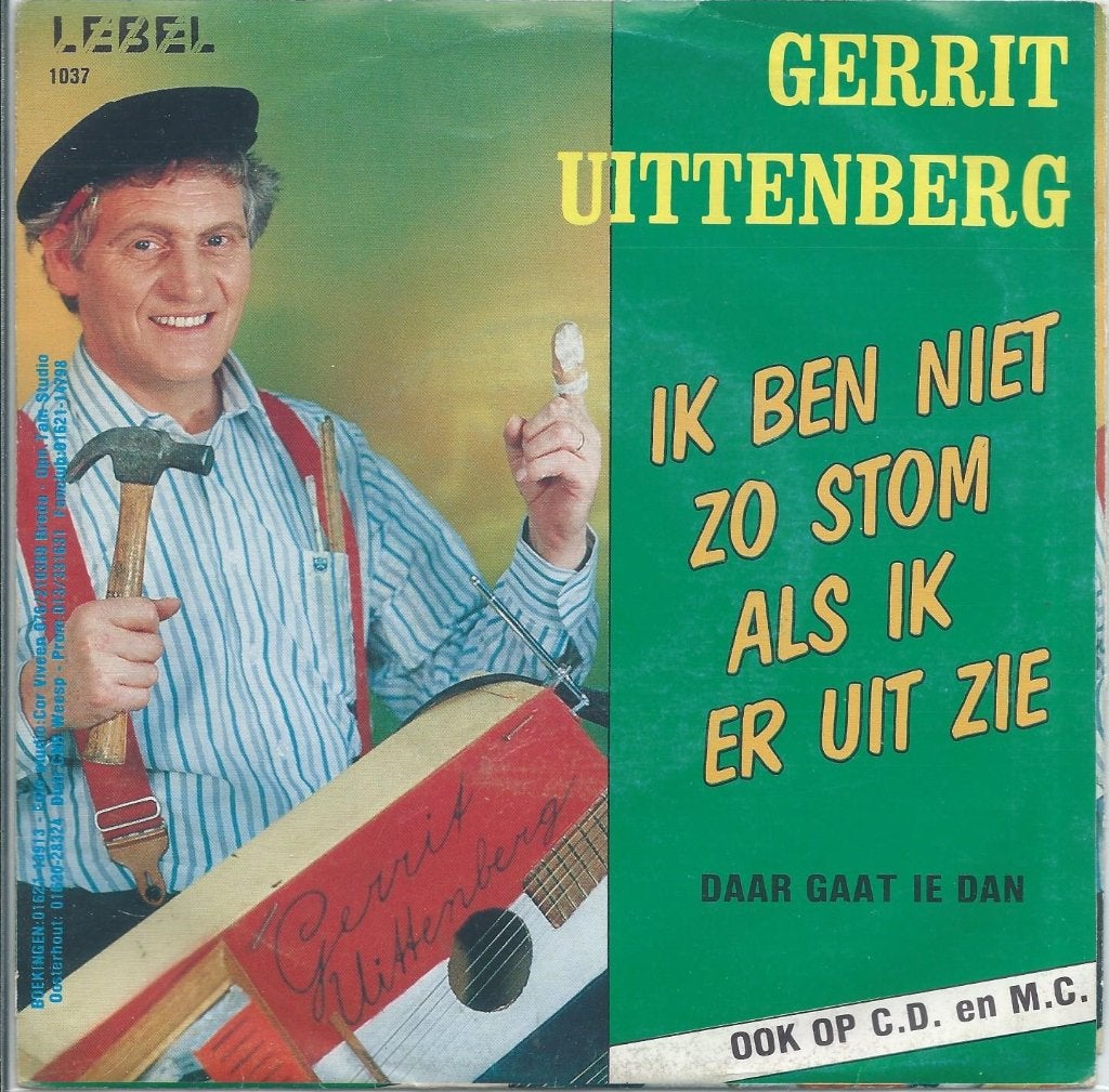 Vinyl Single Gerrit Uittenberg, Cd's en Dvd's, Vinyl Singles, Ophalen of Verzenden