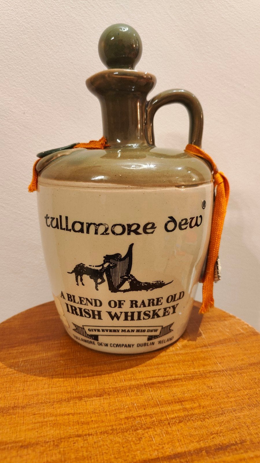 Vintage Tullamore D.E.W. kruik, Ophalen of Verzenden