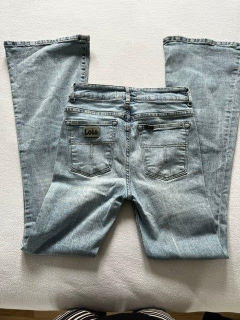 Lois Raval High Rise Flared 26 L 32, Ophalen, Blauw, Overige jeansmaten, Gedragen