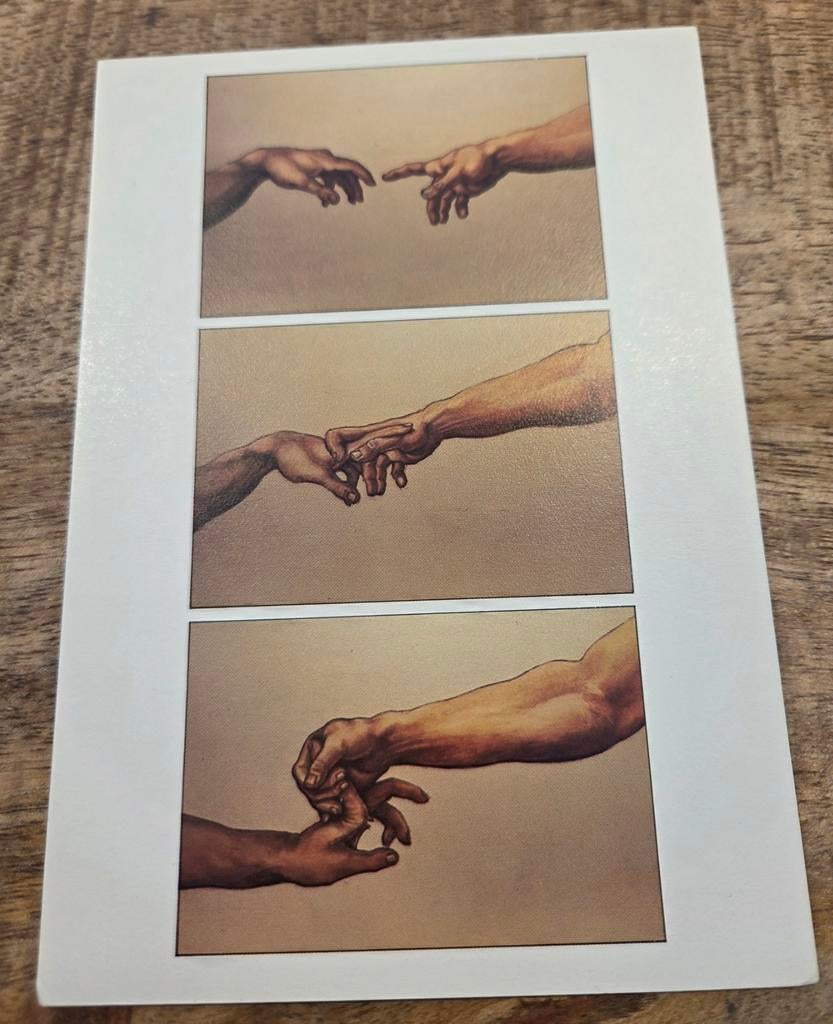 De schepping van Adam - Michelangelo, Verzenden, Ongelopen, Overige thema's