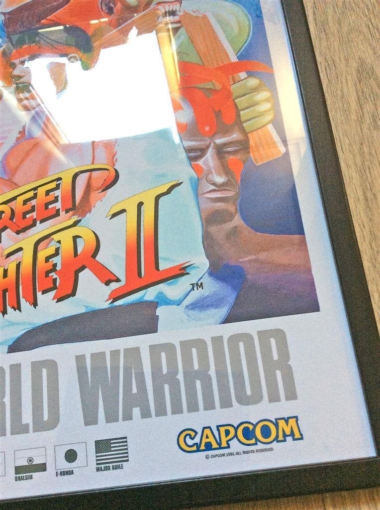 [Poster in Frame] Capcom Street Fighter II Retro Arcade, Verzenden, Nieuw, A1 t/m A3, Film en Tv