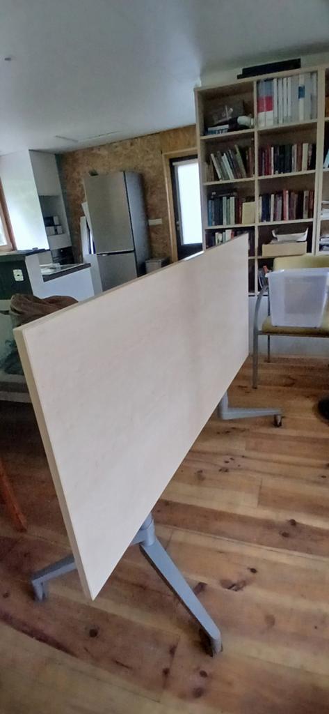 Wiesner Hager klaptafels op wielen - Licht hout, Huis en Inrichting, Tafels | Eettafels, Gebruikt, 100 tot 150 cm, Modern, Functioneel