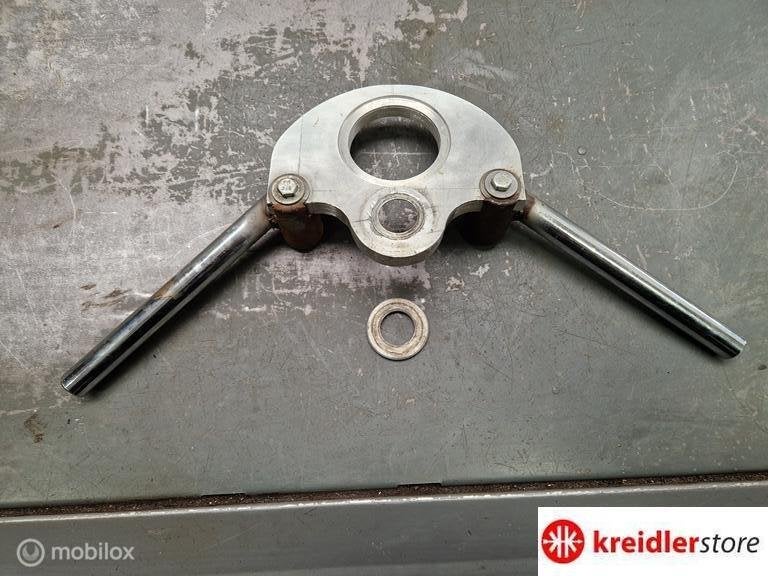 Kreidler Clippon stuur met stuurplaat eigenbouw Special, Fietsen en Brommers, Brommeronderdelen | Kreidler, Gebruikt, Kreidler