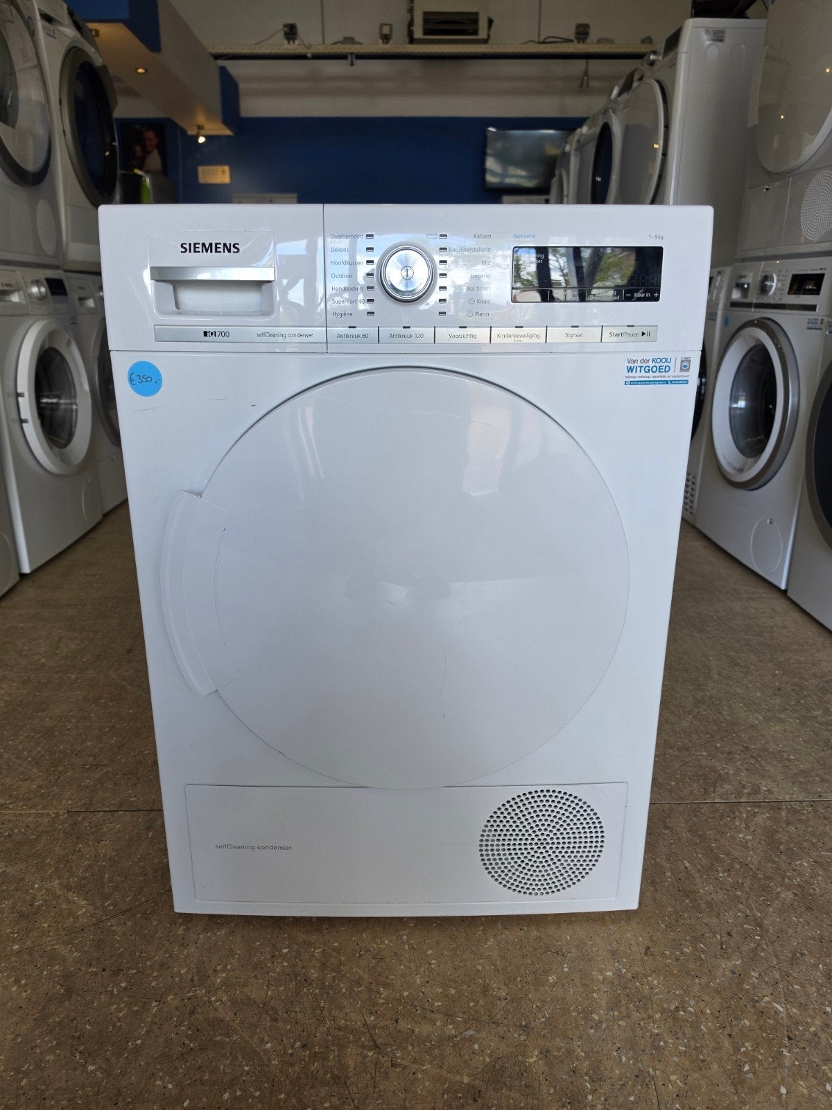 Siemens IQ 700 warmtepompdroger | 9 kilo | Gratis thuis 🚚✅️, Jirnsum, Overige typen, 8 tot 10 kg, Ophalen of Verzenden