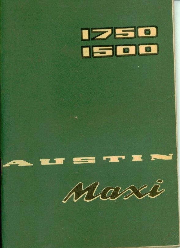 Oldtimer handleiding Austin Maxi 1975 -1978, Ophalen of Verzenden