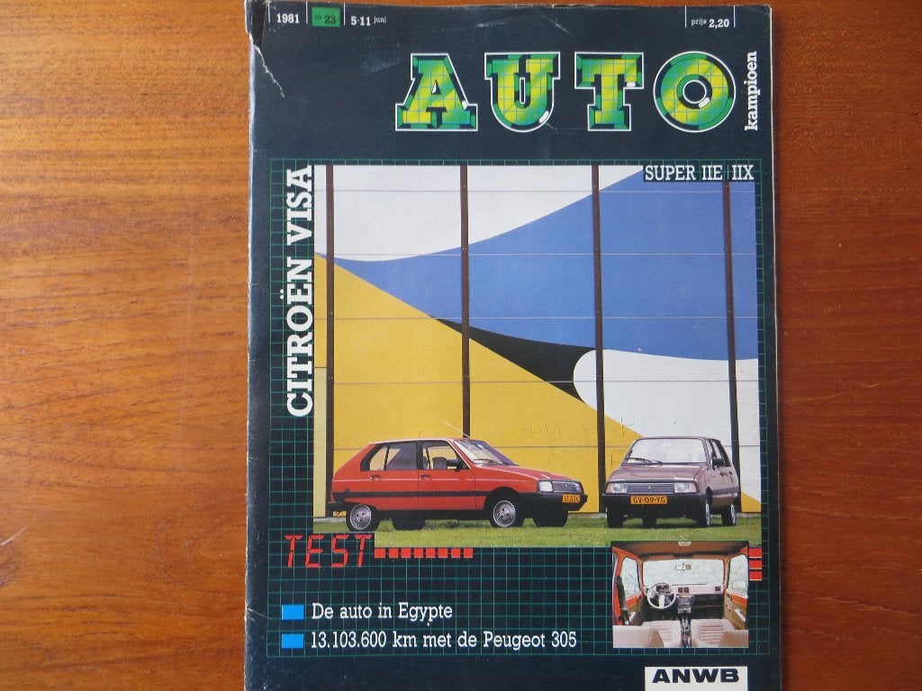 Autokampioen 23 1981 Citroën Visa, Peugeot 305, Argenta, Boeken, Auto's | Folders en Tijdschriften, Ophalen of Verzenden, Zo goed als nieuw
