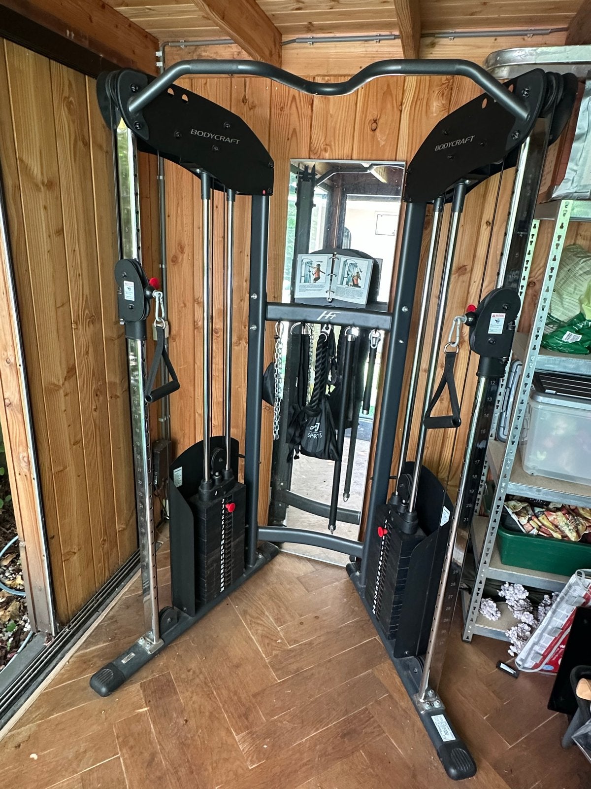 BodyCraft HFT Home Functional Trainer - Krachtstation, Sport en Fitness, Fitnessapparatuur, Ophalen, Krachtstation, Armen, Zo goed als nieuw
