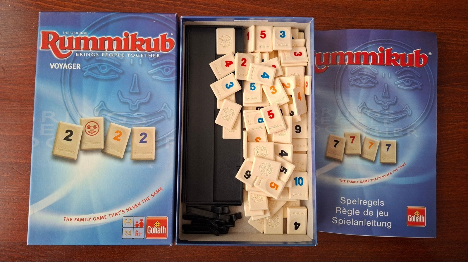 Rummikub reiseditie compleet ZGAN, Ophalen of Verzenden, Zo goed als nieuw
