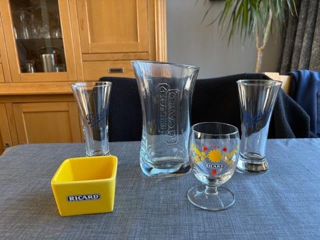 Ricard glaswerk, Verzamelen, Ophalen of Verzenden, Zo goed als nieuw, Overige typen