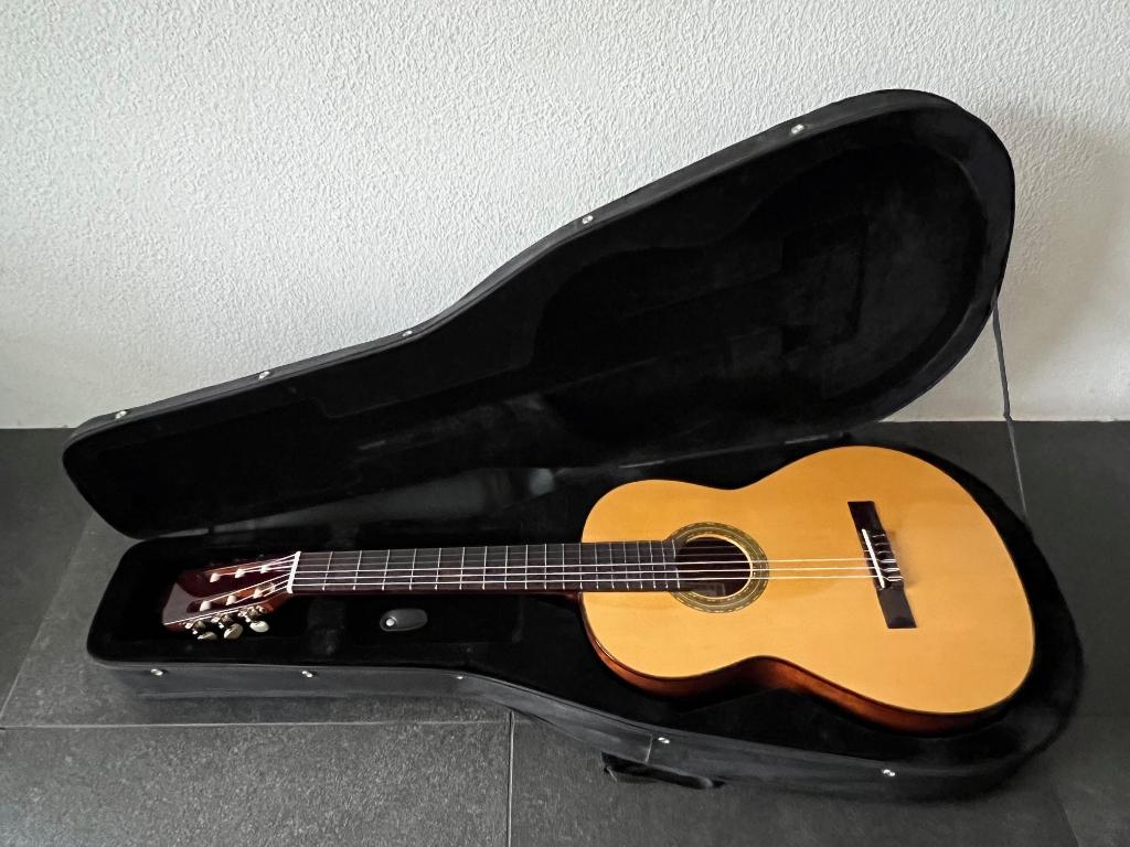 Esteve acoustische guitaar met koffer en stemmer "nieuw 4STE, Ophalen, Nieuw, Akoestisch