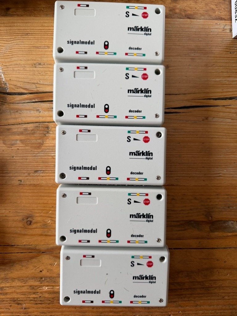 5 remmodule Marklin, Hobby en Vrije tijd, Wisselstroom, Gebruikt, Overige typen, Ophalen of Verzenden