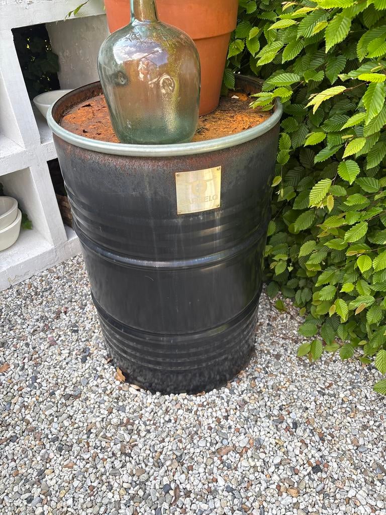 BarrelQ: Stijlvolle en robuuste olievat barbecue/vuurkorf, Tuin en Terras, Vuurkorven, Ophalen, Gebruikt