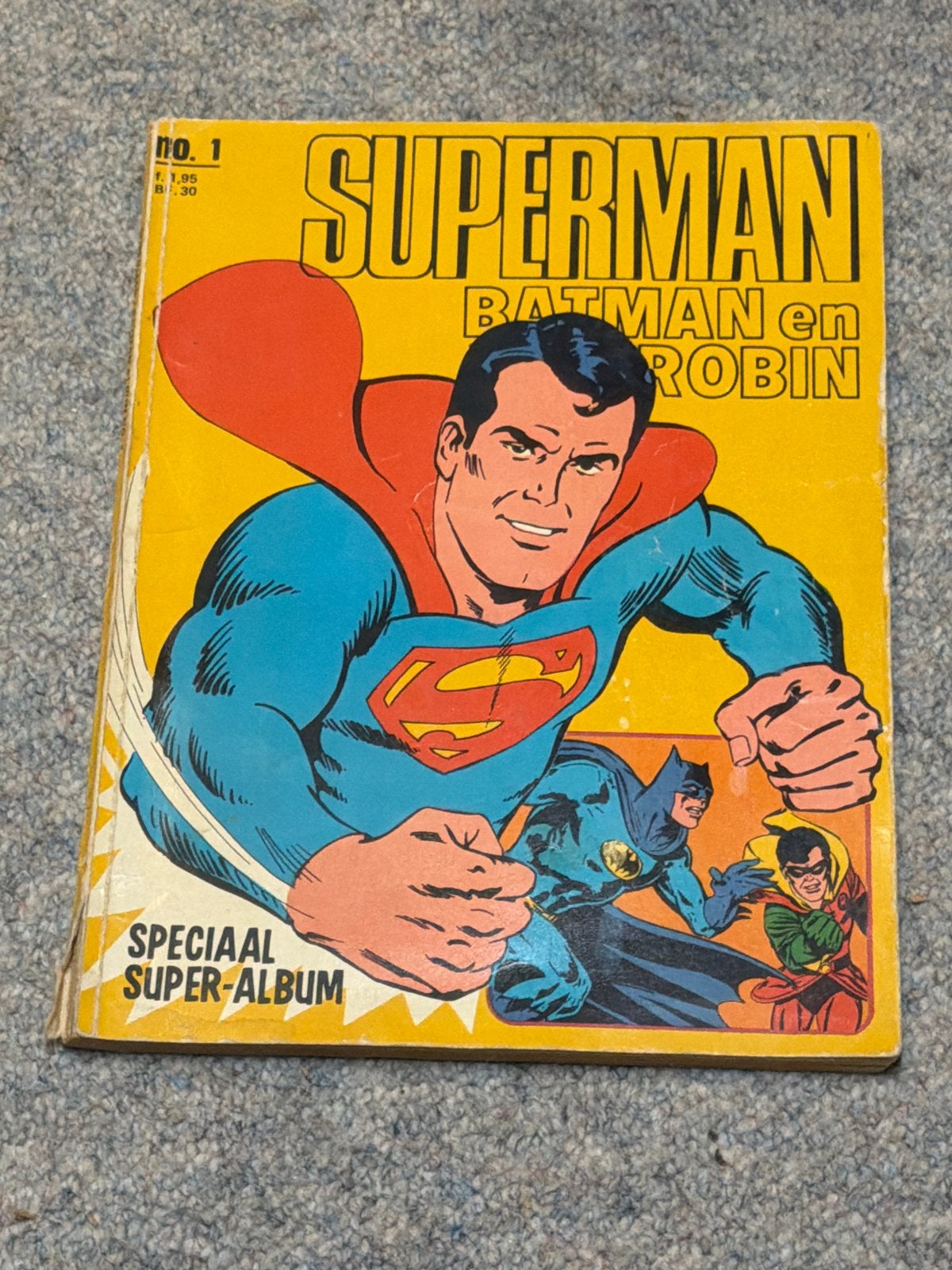Superman Batman en Robin - Speciaal Super-Album (1972), Boeken, Strips | Comics, Eén comic, Ophalen of Verzenden, Gelezen, Amerika