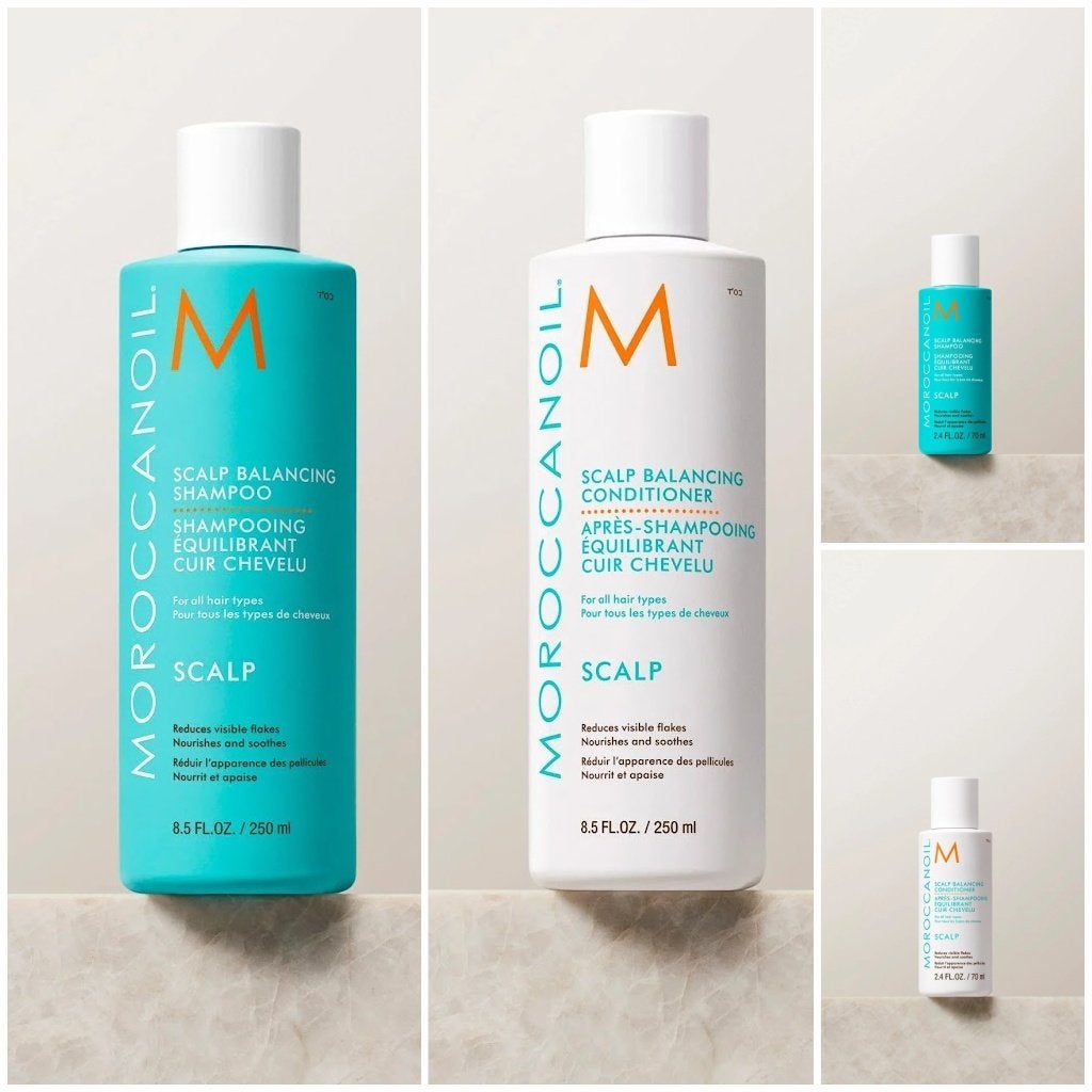 Moroccanoil Scalp Balancing Shampoo + Conditioner (gr+kl), Verzenden, Nieuw, Shampoo of Conditioner