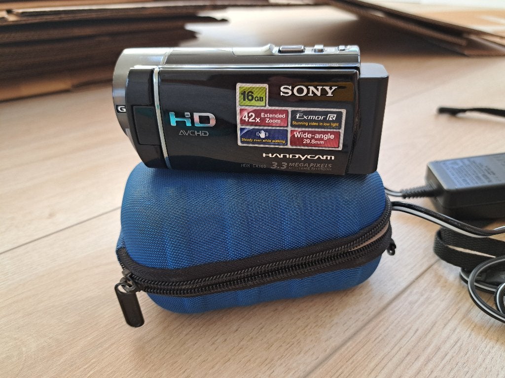 Sony Handycam HDR-CX160 - Digitale Videocamera, Ophalen, 20x of meer, Zo goed als nieuw, Sony