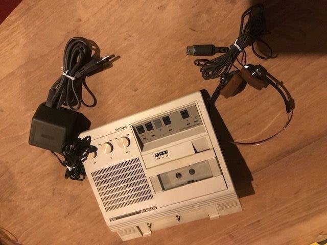 mini cassette recorder player dictafoon Philips speler, Ophalen of Verzenden, Enkel, Philips