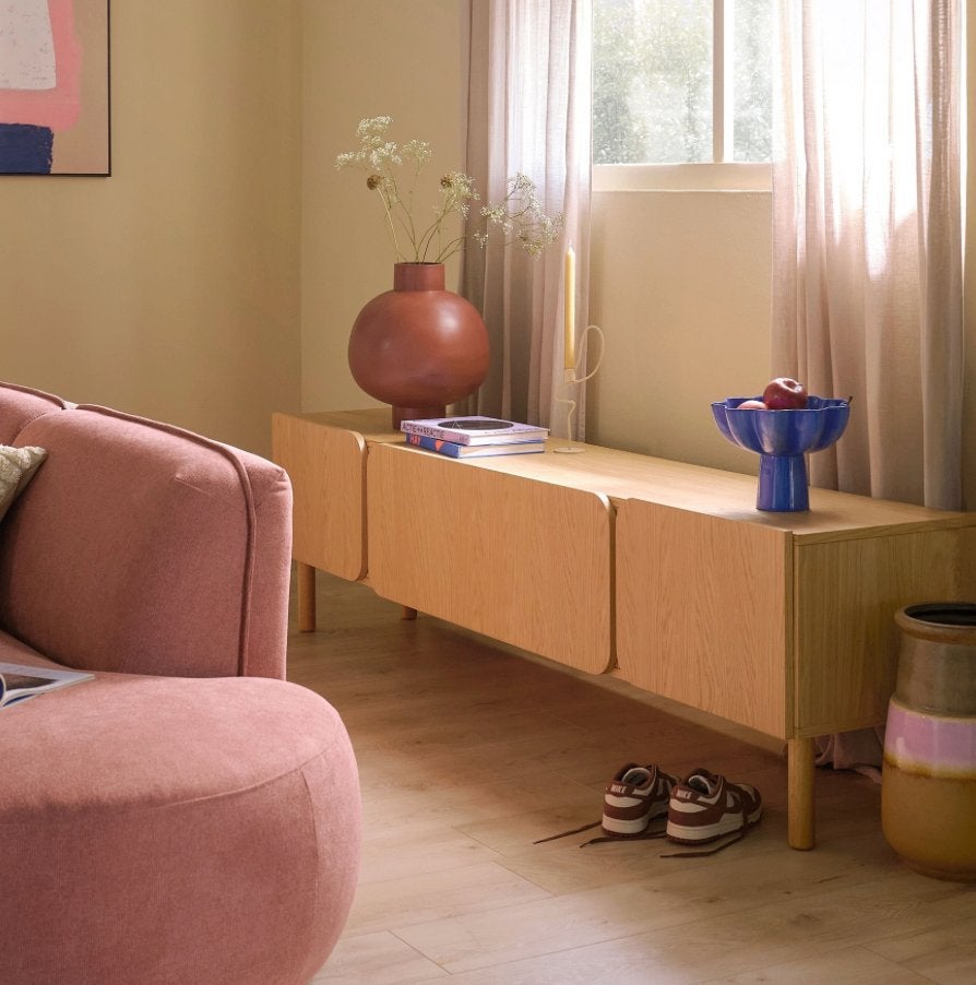 by fonQ Ole Tv-meubel Licht Eiken | Van €599, nu voor, Byfonq, Byfonq, Nieuw, Ophalen of Verzenden