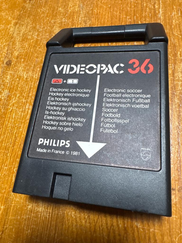 Philips Videopac 36: Electronic Ice Hockey & Soccer, Spelcomputers en Games, Gebruikt, 2 spelers, Eén computer, Ophalen of Verzenden