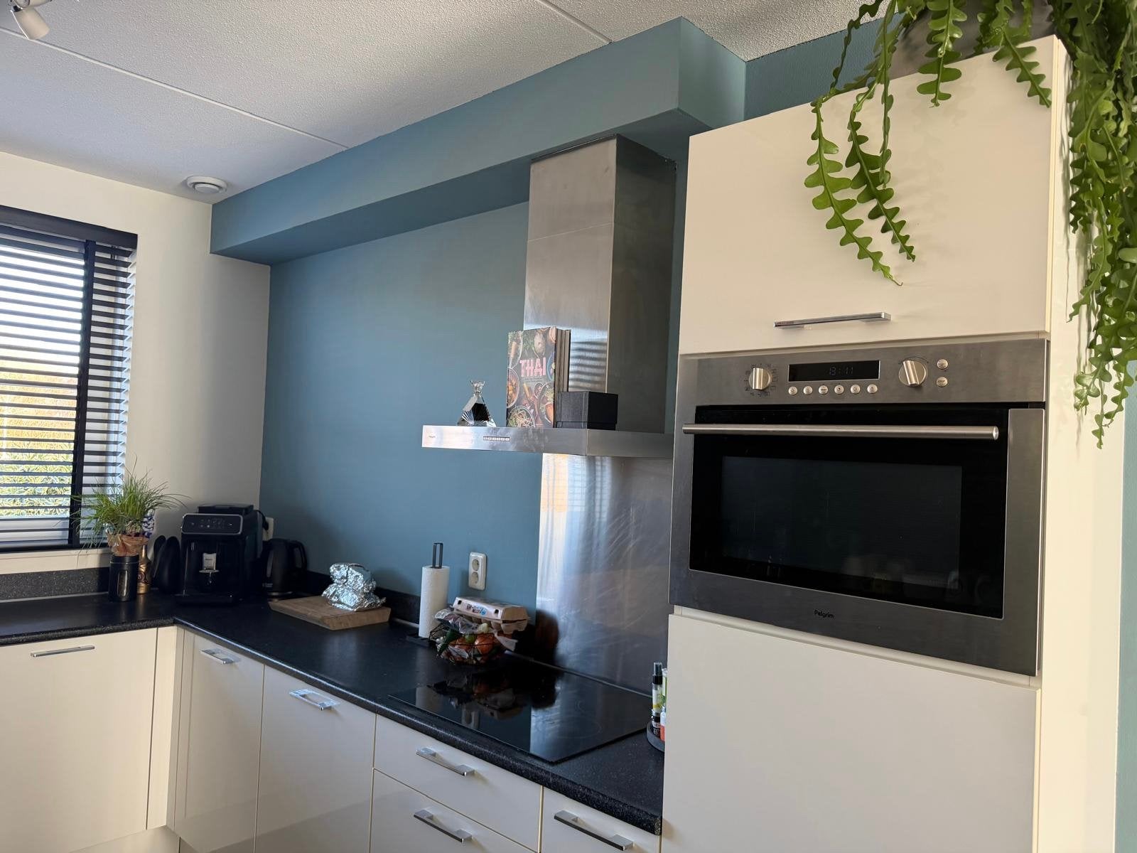 Complete witte keuken incl. Pelgrim apparatuur, Ophalen, Gebruikt, Wit, Hoekkeuken