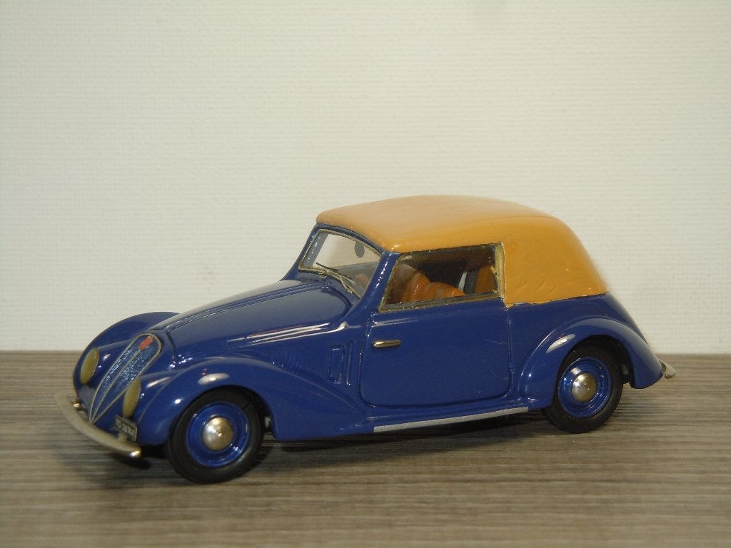 1937 Fiat 1500 Cabriolet Viotti - Andrea Brianza BRK19 1:43, Overige merken, Italie, Andrea Brianza, Auto
