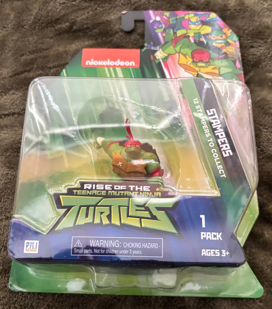 Rise of the Mutant Ninja Turtles stempel: Raphael V2, Ophalen of Verzenden, Nieuw