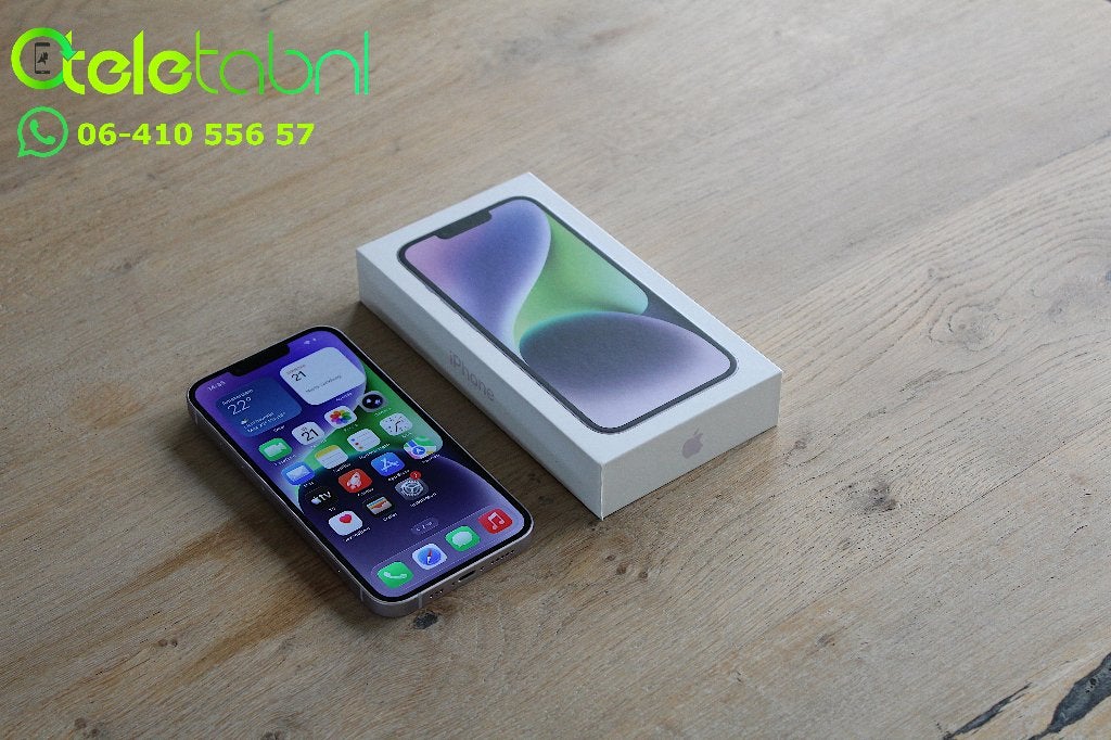 Apple iPhone 14 - 128GB - Paars | Zeer netjes | Garantie, Apple, Paars, Ophalen of Verzenden, Zo goed als nieuw