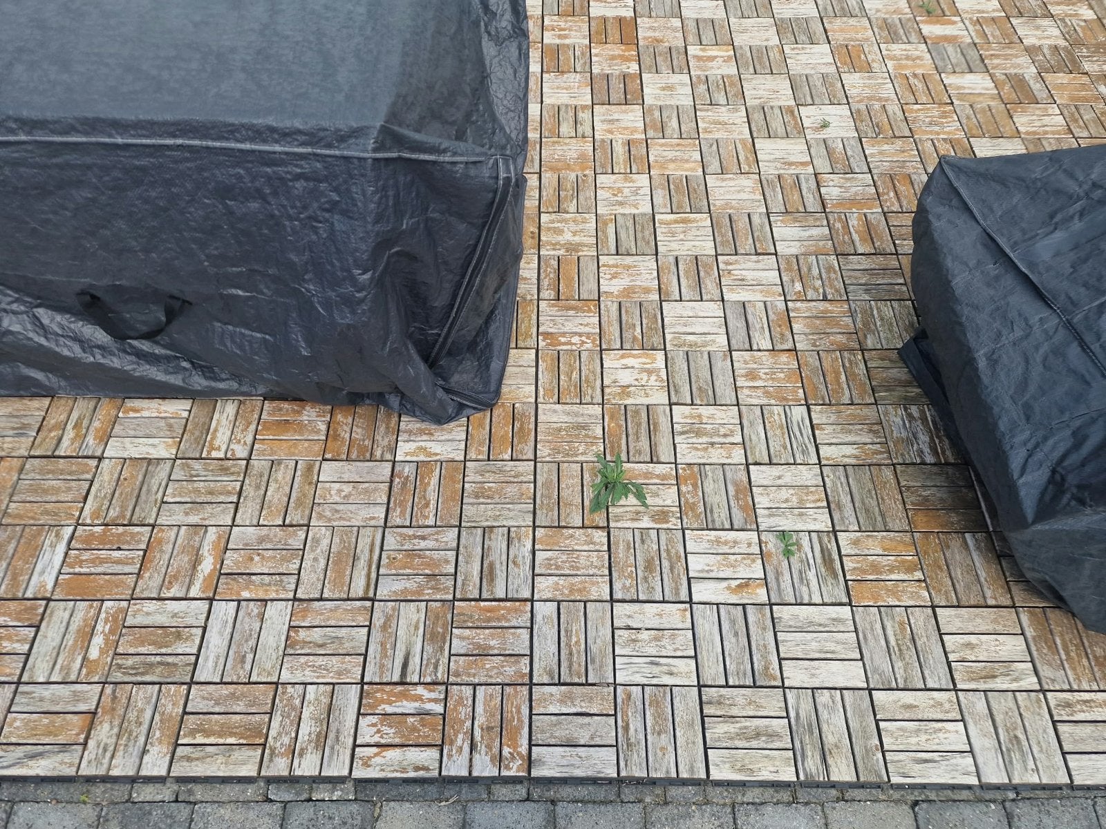 IKEA RUNNEN vlonders acaciahout - opknapper, Ophalen, Gebruikt, Hout