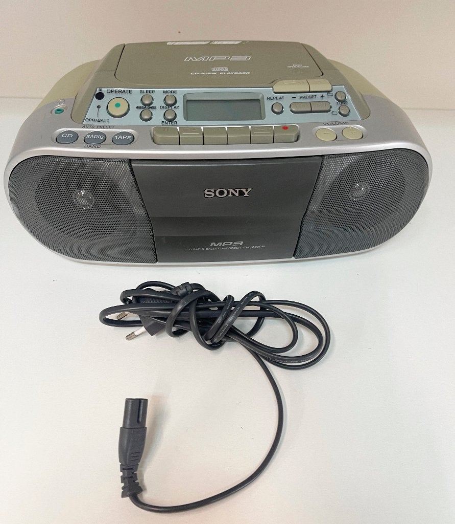 Sony CFD-S03CPL CD/MP3/cassette Recorder /radio, N, Cassettedeck, Ophalen of Verzenden, Sony