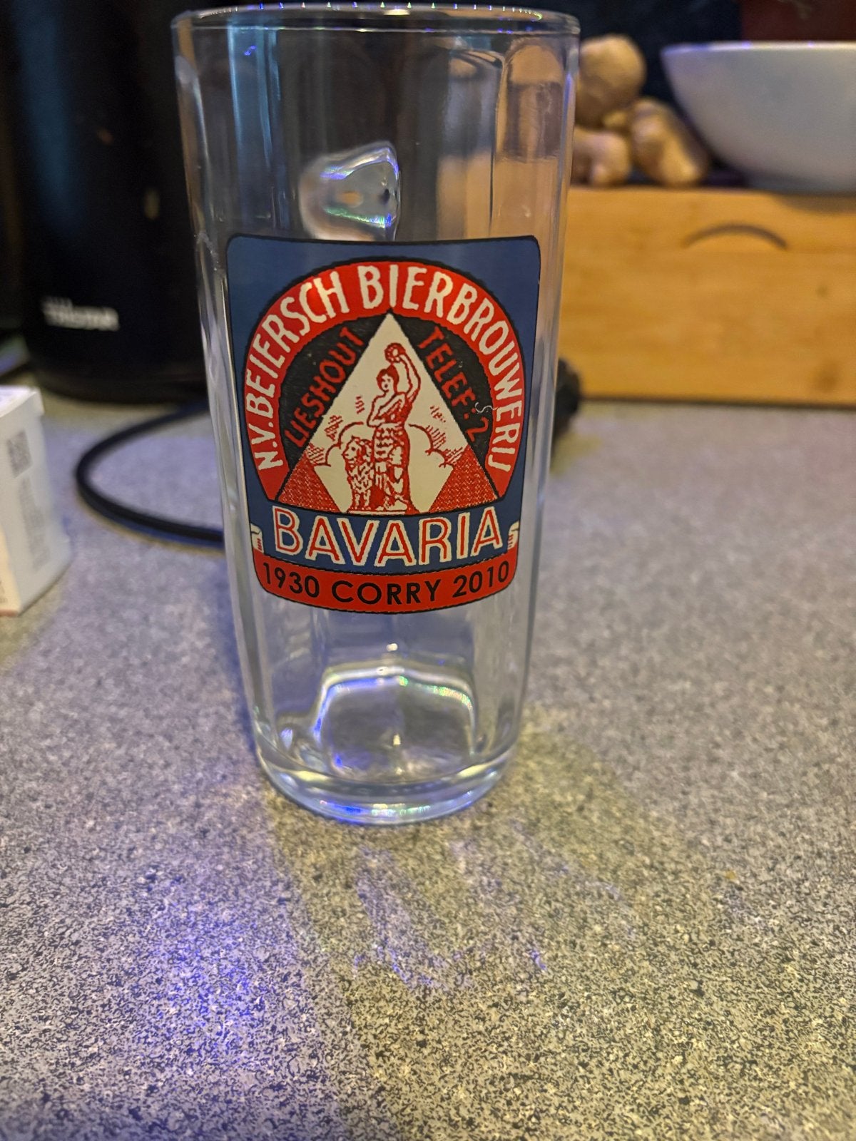 Bavaria Bierpul 0,3l uit lieshout, Ophalen of Verzenden, Gebruikt, Pul(len), Bavaria