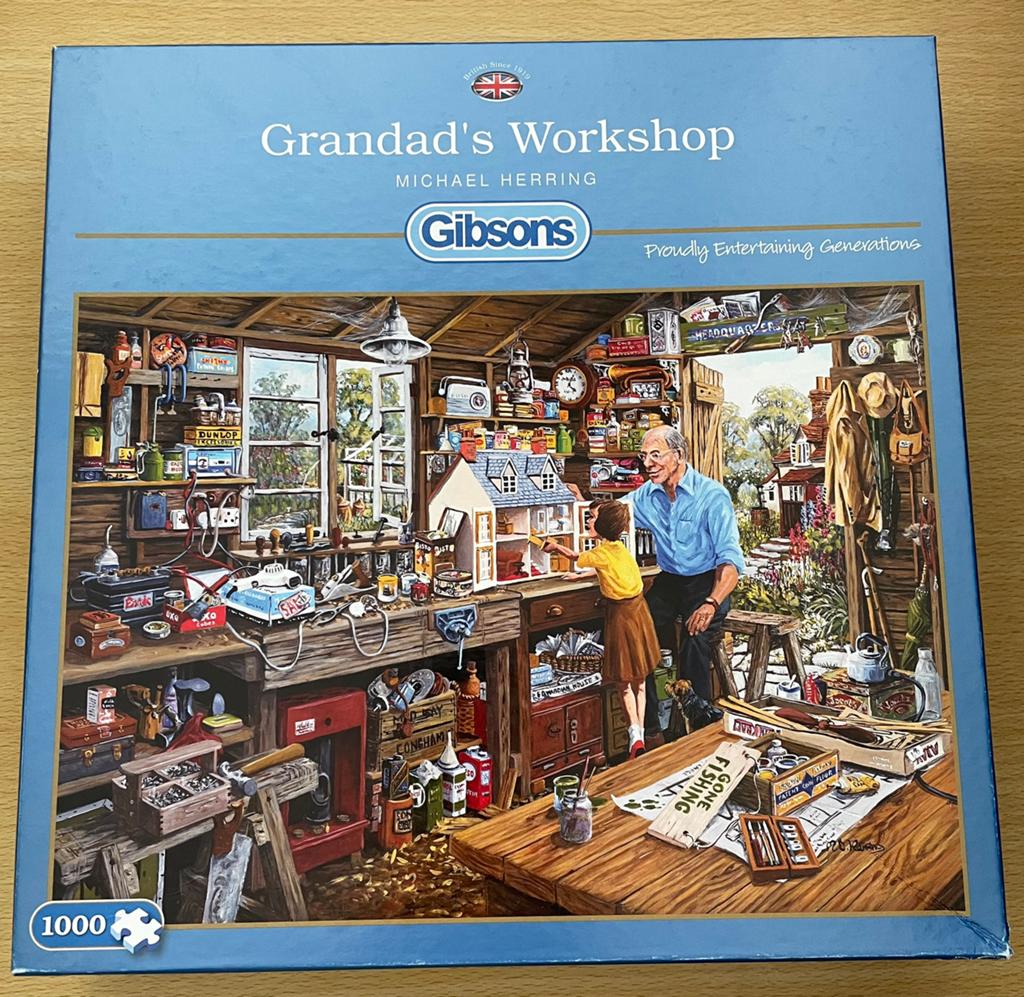 Gibson puzzel 1000 stuks, Ophalen, 500 t/m 1500 stukjes, Zo goed als nieuw