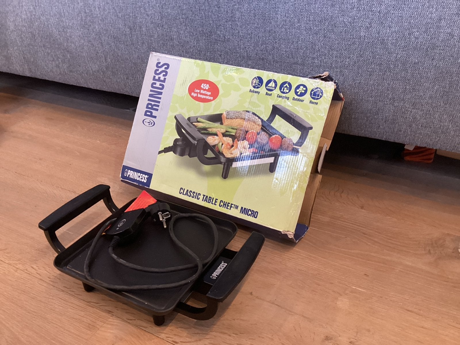 2x Princess Classic Table Chef Micro Gourmetstel - Camping, Ophalen of Verzenden, Zo goed als nieuw, Minder dan 4 personen