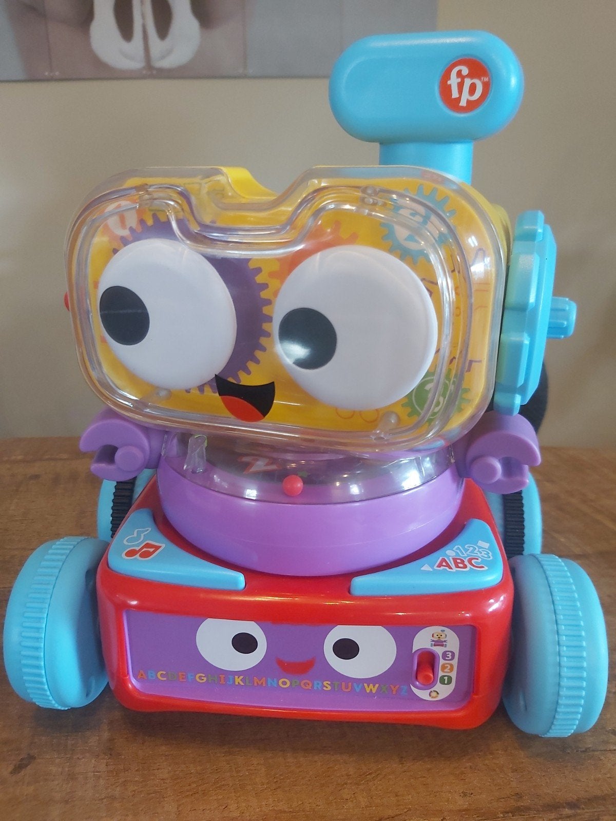Fisher Price Robot met geluid NIEUW, Ophalen, Zo goed als nieuw, 6 maanden tot 2 jaar