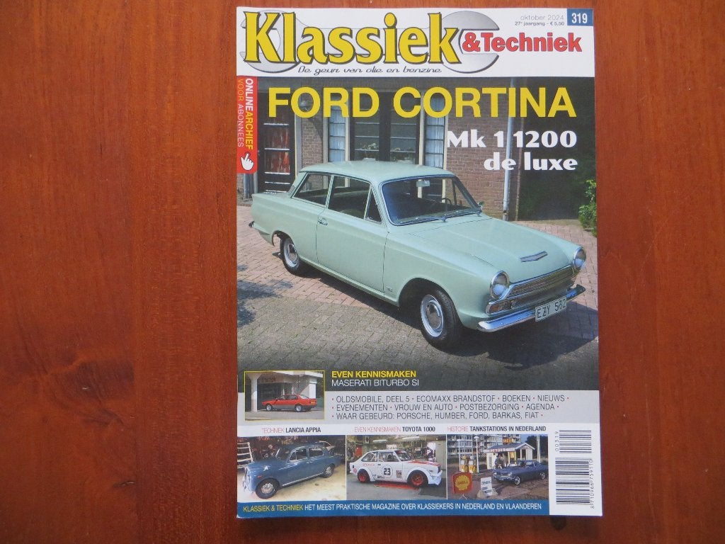 Klassiek & Techniek 319 Ford Cortina Mk1 1200, Maserati, Boeken, Ophalen of Verzenden, Nieuw, Ford