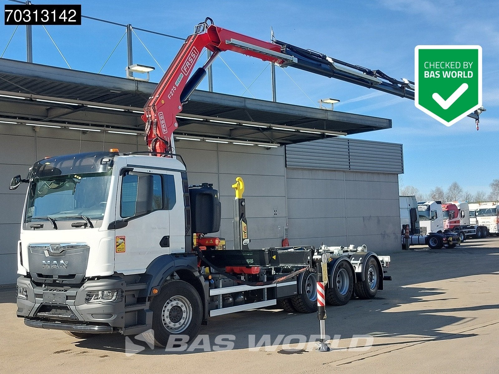 MAN TGS TGS 35.480 8X4 NEW! FASSI F275A Crane + HYVA 26-60 H, Auto's, Vrachtwagens, Automaat, Stoelverwarming, Stof, Euro 6