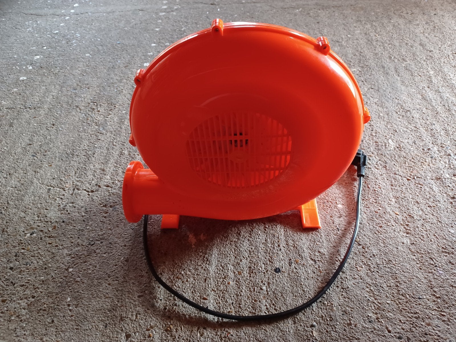 Oranje ventilator voor opblaasbare objecten, Ophalen of Verzenden, Gebruikt