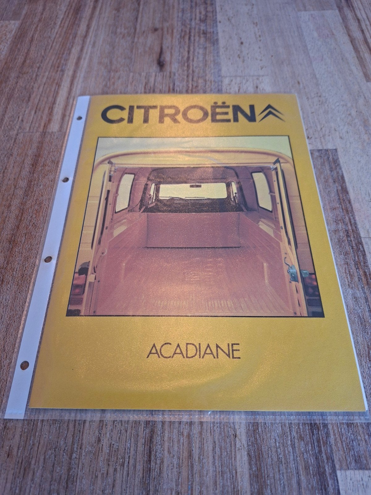 Citroën Acadiane brochure en technische gegevens (1981), Ophalen of Verzenden