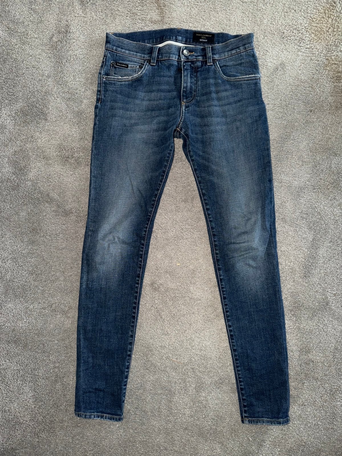 Dolce & Gabbana Skinny Jeans - Maat 48, Ophalen of Verzenden, Zo goed als nieuw, Blauw, W33 - W34 (confectie 48/50)