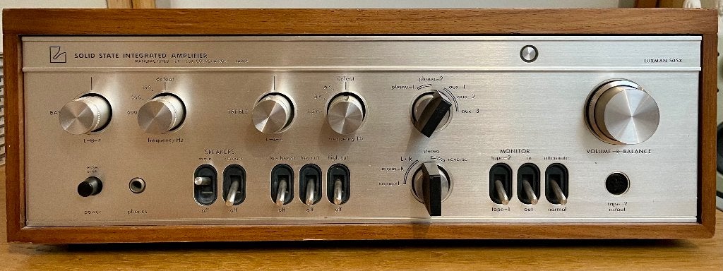 Luxman SQ 505X  integrated amplifier, Overige merken, Refurbished, Ophalen of Verzenden, Minder dan 60 watt