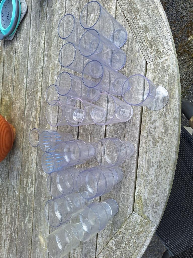 Mepal camping glas servies, Caravans en Kamperen, Kampeeraccessoires, Ophalen, Gebruikt