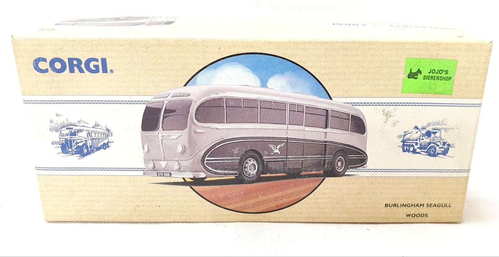 Corgi Toys 1:50 Burlingham Seagull Woods Passagiers Bus MIB!, Hobby en Vrije tijd, Modelauto's | 1:50, Ophalen of Verzenden, Nieuw